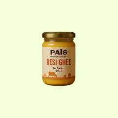 PAIS Premium Desi Ghee – 125ml | Pure Cow Ghee for Daily Health
